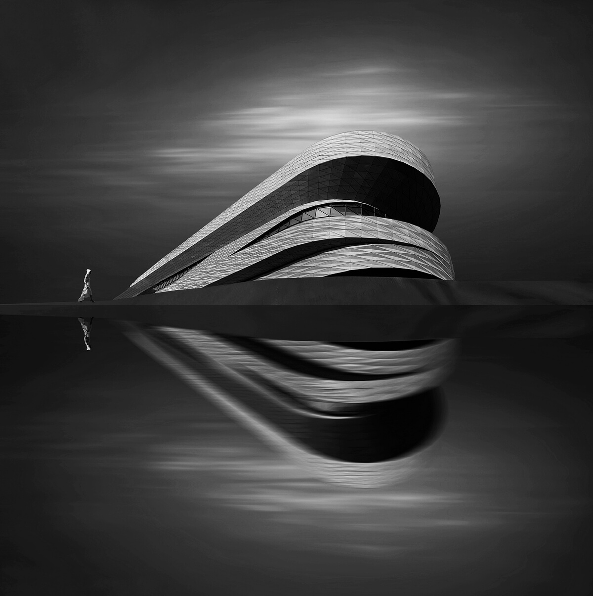 "Mirror Reflections of Architecture Charm" by Zhong An Yu